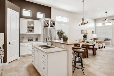 Kitchen - southwestern kitchen idea in Other