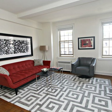 NYC Living/Family/Den Rooms by Designed to Appeal