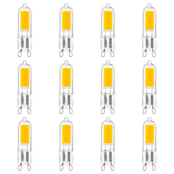 12-Pack Sunlite LED G9 Base Bulbs, 2W (25W Equal), 200 Lumen, 3000K Warm White