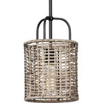 Progress Lighting - Lavelle 1-Light Natural Rattan Global Mini-Pendant Light - Artistry and texture combine in the Lavelle Collection 1-Light Natural Rattan Global Mini-Pendant Hanging Light.