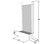 Harmony River Flush Mount Water Fountain, Brown Marble, Stainless Steel