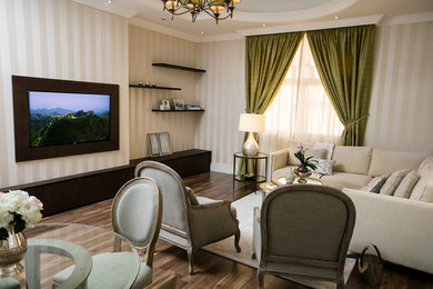 Trendy living room photo in Other