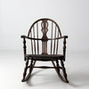 Consigned, Antique Windsor Rocking Chair