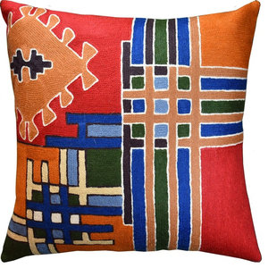 8\u201d x 8\u201d Leheriya Waves Print  Accent Throw Pillow Peaches Ring Pillow Tie  /& Dye Small Decorative Handmade Cushion Cover