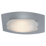 Access Lighting - Access Lighting 63951LEDD-MC/FST Nido - 10" 8W 1 LED Flush Mount - Canopy Included: TRUE  Shade Included: TRUE  Canopy Diameter: 5.20  Color Temperature:   Lumens: 750  CRI:Nido 10" 8W 1 LED Flush Mount Mat Chrome Frosted Glass *UL Approved: YES *Energy Star Qualified: n/a  *ADA Certified: n/a  *Number of Lights: Lamp: 1-*Wattage:8w LED bulb(s) *Bulb Included:Yes *Bulb Type:LED *Finish Type:Mat Chrome