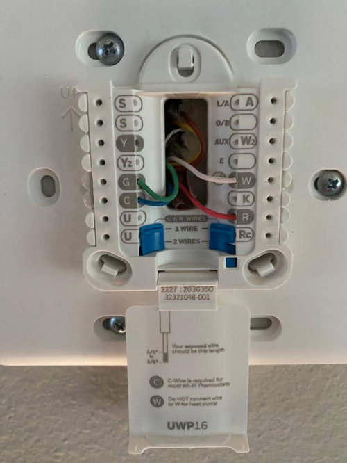 HVAC- Thermostat swap