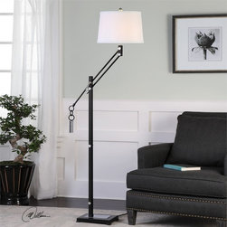Tellico Floor Lamp | Uttermost - Floor Lamps
