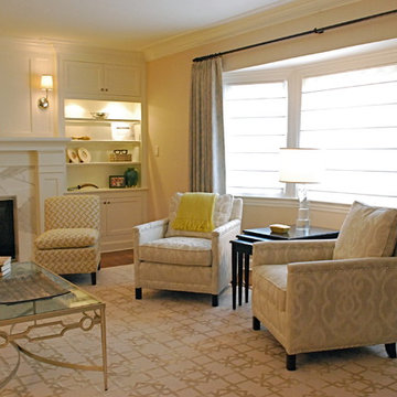 Pale with pop Living Room