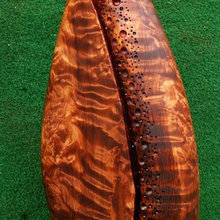 Rustic Wood Vases