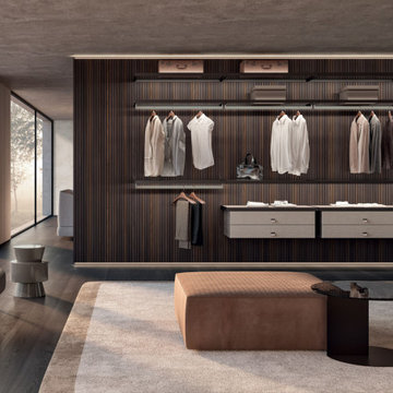 Palo Alto Wall wardrobe system by MisuraEmme