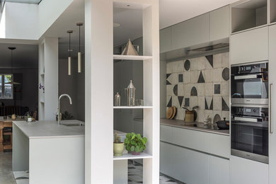 Contemporary kitchen in London.