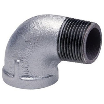 1/2" 90 Degree Galvanized Malleable Iron Street Elbow For High Pressures