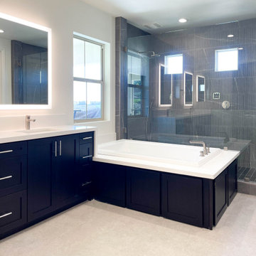 Dramatic & Modern Bathroom Redesign | Trabuco Canyon