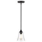 Millennium - Millennium Caily 1-Light Pendant Matte Black - Pendants are the perfect opportunity to blend a utilitarian task light with your own unique design style. Select a pendant light that will reflect not only a beautiful glow, but also your refinement and taste. Light bulbs are not included.