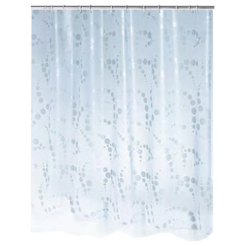 Sliver contemporary Shower Curtain, Dots