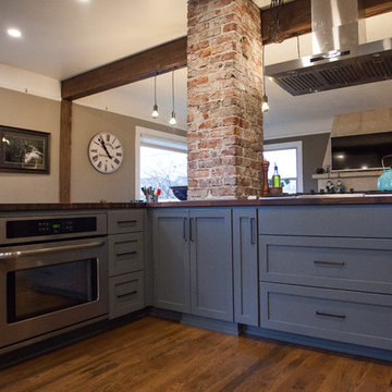 Open concept kitchen
