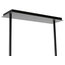 Quinn Black Glass Chandelier