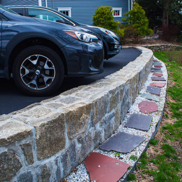 Stone Steps, Retaining Wall & Driveway Paving