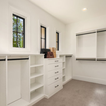 His and Hers Primary Closets