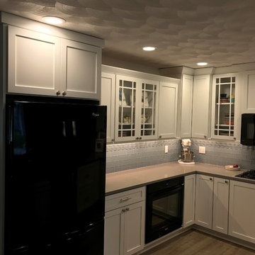 Geneseo Kitchen Remodel Dura Supreme Homestead Painted White MSI Quartz