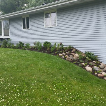 foundation planting low maintenance