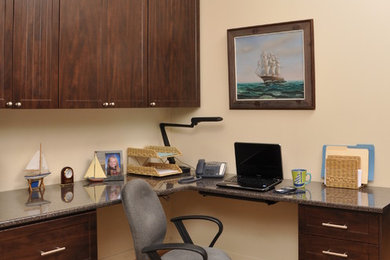 Inspiration for a contemporary home office remodel in Louisville