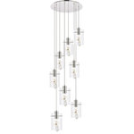 Elegant Lighting - Elegant Lighting 5202D18C Hana, 18" 320W 8 LED Pendant, Chrome - The Hana collection sparkles with an extraordinaryHana 18 Inch 320W 8  Chrome Royal Cut Cle *UL Approved: YES Energy Star Qualified: n/a ADA Certified: n/a  *Number of Lights: 8-*Wattage:40w LED bulb(s) *Bulb Included:No *Bulb Type:LED *Finish Type:Chrome