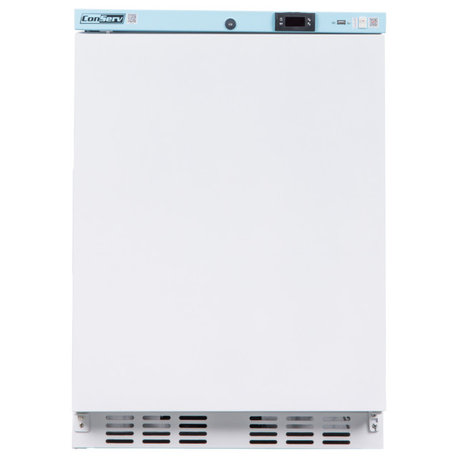 3.9 cu.ft. Commercial Refrigerator in White with Temperature Alarm