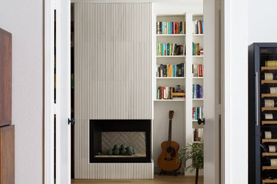 Example of a large minimalist bedroom design in San Diego