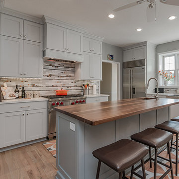 Mod Mosaics Poppy Grey Kitchen