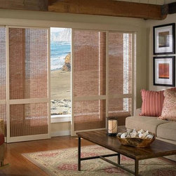 Bamboo Sliding Panel Tracks - Interior Shutters