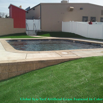 Global Syn-Turf artificial grass installation in Cherry Hills Village, Colorado