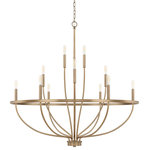 HomePlace - Capital Lighting 428501AD 12 Light Chandelier Greyson Aged Brass - 12 light chandelier with Aged Brass finish.