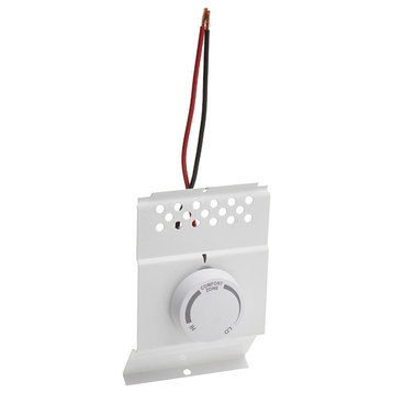 Cadet® 08732 BTF Single Pole Built In Baseboard Thermostat, White, 120/240V