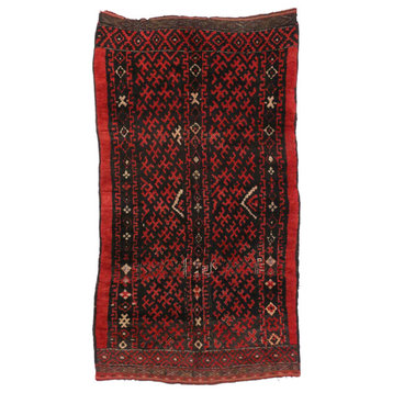 Vintage Moroccan Rug, 05'08 X 09'06