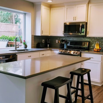 Sparkling Gray - Kitchen + Family Room Remodel