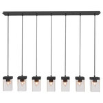 Toltec Lighting - Toltec Lighting 3217-ES-530 Nouvelle - Seven Light Cord Mini Pendant - Canopy Included: Yes