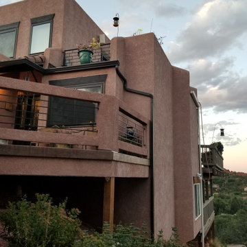 Manitou Springs Courtyard and Deck Entry