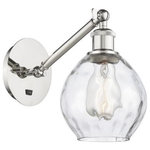 Innovations Lighting - Innovations Lighting 317-1W-PN-G362 Waverly, 1 Light Small Wall In Indus - The Small Waverly 1 Light Sconce is part of the BaWaverly 1 Light Smal Polished NickelUL: Suitable for damp locations Energy Star Qualified: n/a ADA Certified: n/a  *Number of Lights: 1-*Wattage:100w Incandescent bulb(s) *Bulb Included:No *Bulb Type:Incandescent *Finish Type:Polished Nickel
