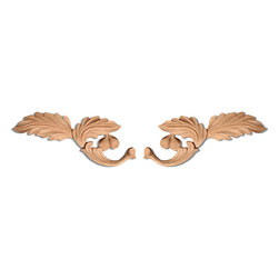 Inviting Home Inc. - Vermont Medium Wood Carving, Cherry - Onlays And Appliques