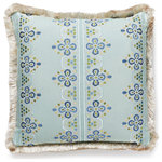SCALAMANDRE - Imogen Embroidery 18X18 Pillow, Seabed, 18" X 18" - Featuring luxury textiles from The House of Scalamandre, this pillow was thoughtfully curated by our design team and sewn together with care in the USA. Effortlessly incorporate a piece of our rich history and signature aesthetic into your home, and shop our pre-styled pillows, made for you!