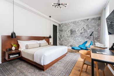 Inspiration for a 1950s bedroom remodel in Toronto