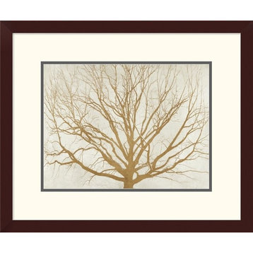 "Golden Tree" Framed Digital Print by Alessio Aprile, 24x20"