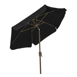 FiberBuilt Umbrellas LLC - FiberBuilt Umbrellas 7.5 Foot Garden Umbrella With Black Champ Bronze Finish - Outdoor Umbrellas
