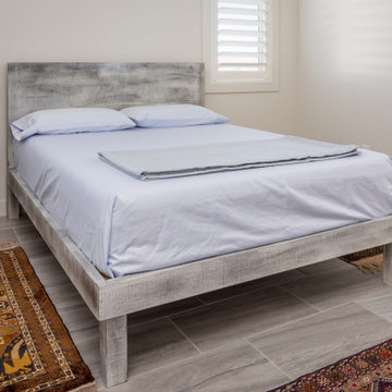 Bed Frame - Mixed Hardwood Bed Frame with Finish - Reiss Big Bed