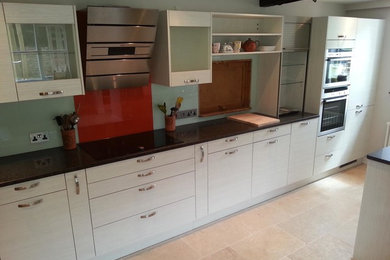 Design ideas for a contemporary kitchen in Oxfordshire.