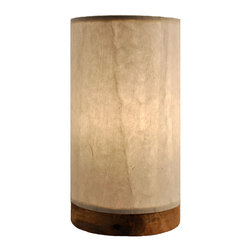 Paper Cylinder Mini Lamp | 646 G - Table Lamps