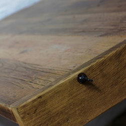 Holdsworth Reclaimed Wood Picture Frame that converts into a Drop Down Table - Picture Frames