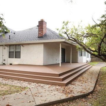 Wood Deck Replacement with Trex Composite Deck – West Sacramento, CA