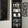 Oxford Corner Display Cabinet, Black